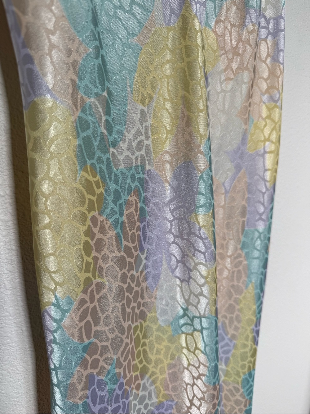 Vintage Georgette Trabolsi Maxi Slip Robe Set Coquette Cottagecore L - Picture 9 of 16